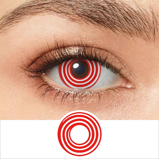 Red Spiral Contacts
