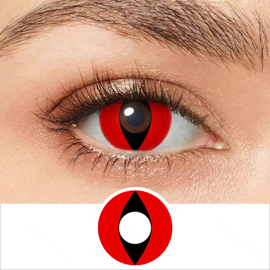 Red Cat Eye Contacts